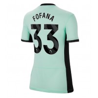 Camisa de Futebol Chelsea Wesley Fofana #33 Equipamento Alternativo Mulheres 2023-24 Manga Curta